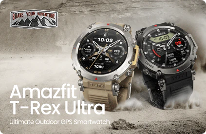 NEW AMAZFIT T-REX ULTRA IS LAUNCHED, FOR THE ULTIMATE MULTI-ENVIRONMENT OUTDOOR GPS SMARTWATCH EXPERIENCE