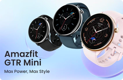 NEW AMAZFIT GTR MINI IS UNVEILED, PACKING MAX POWER & STYLE INTO A SLIM & LIGHT ROUND SMARTWATCH