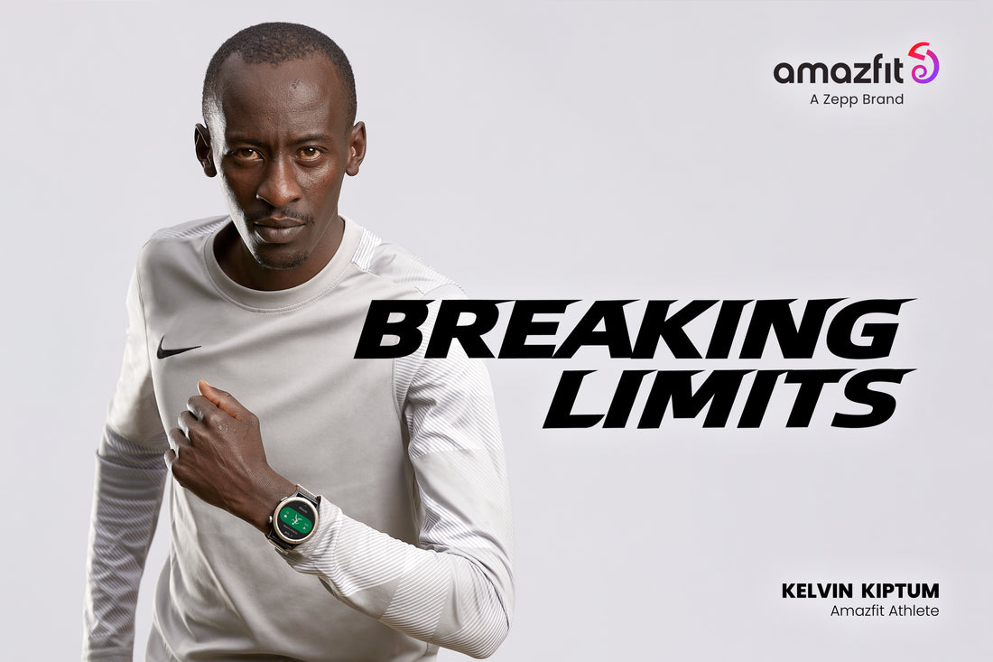 KELVIN KIPTUM REPOUSSE LES LIMITES AVEC AMAZFIT