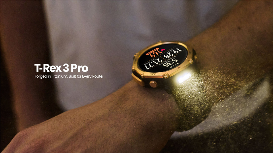 Forgé en titane : découvrez l'Amazfit T-Rex 3 Pro